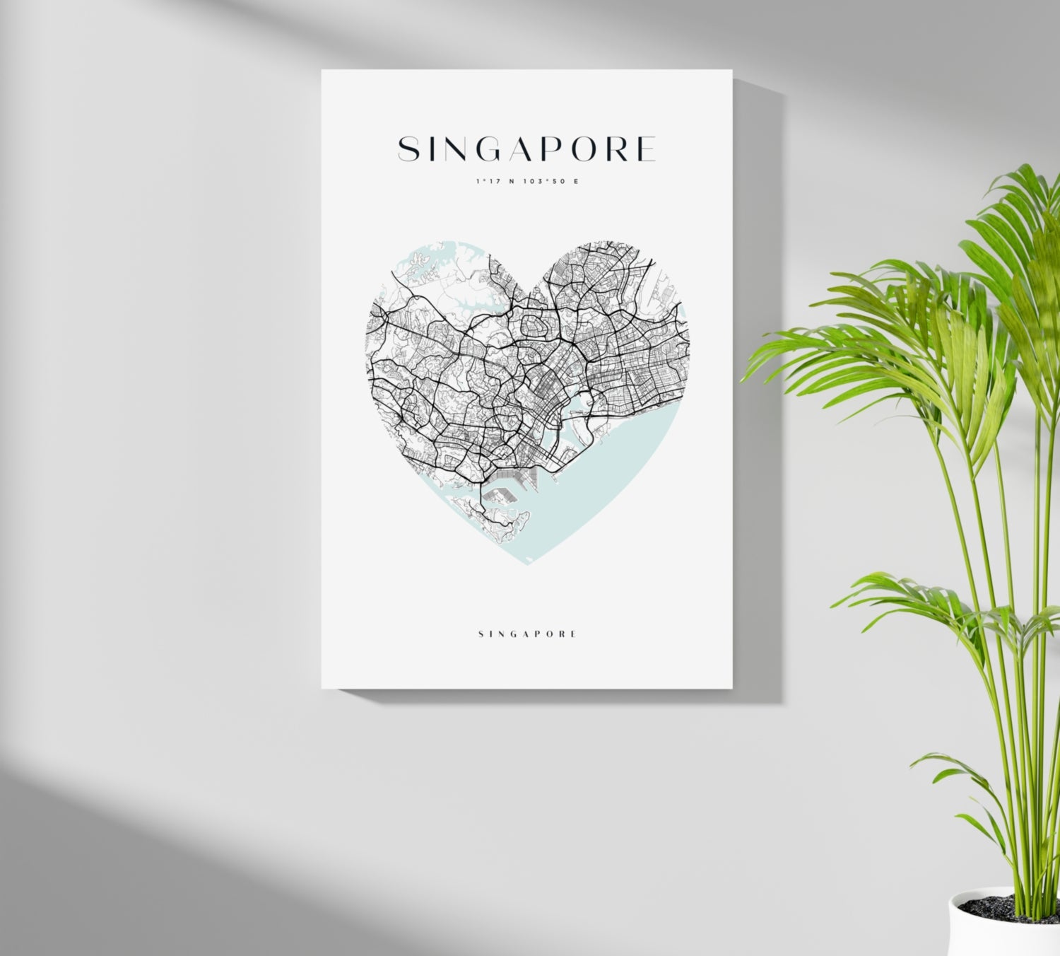 Singapore V1 Aluminum Print.