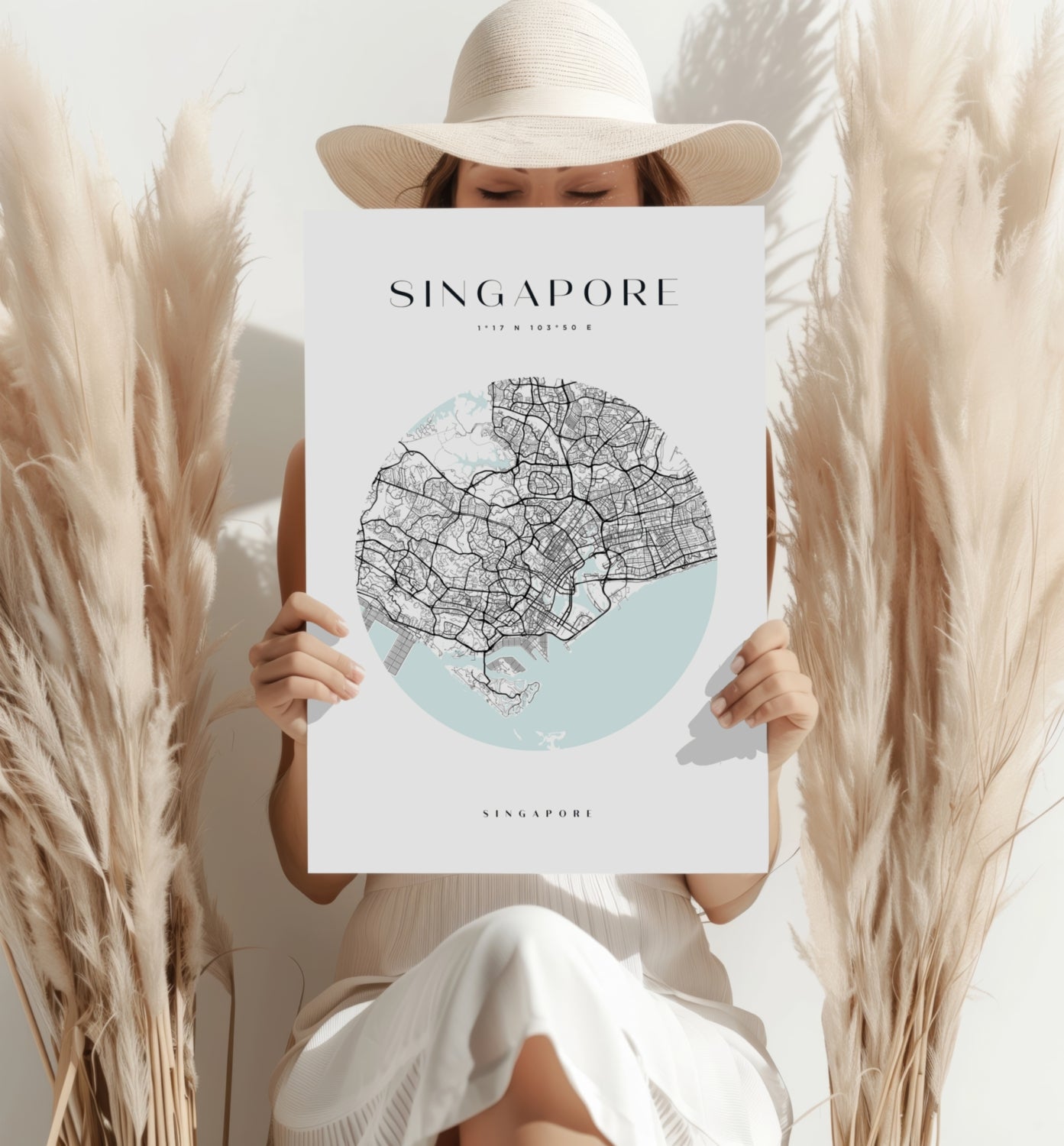 Singapore V2 Aluminum Print.