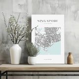 Singapore V3 Aluminum Print.
