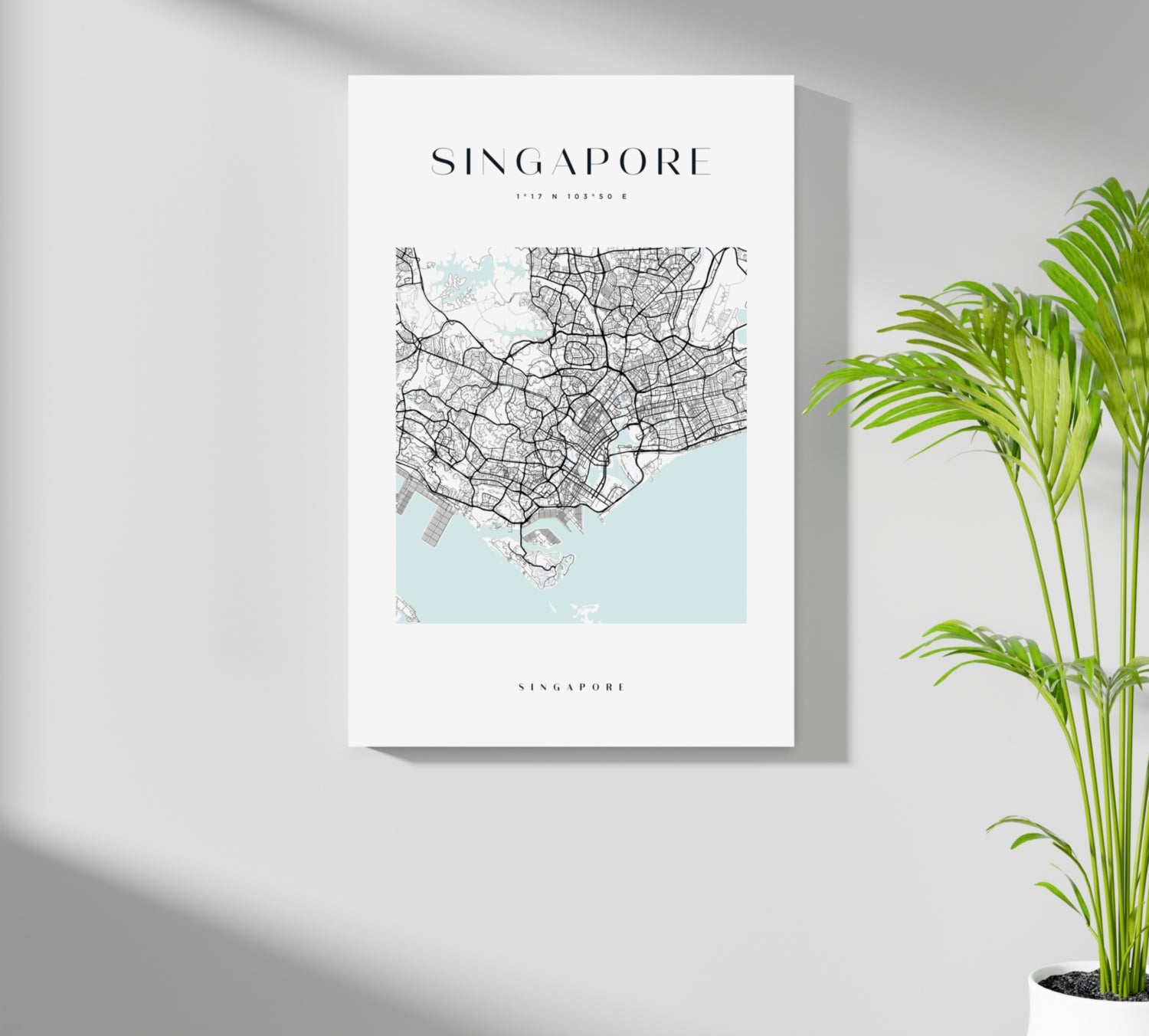 Singapore V3 Aluminum Print.