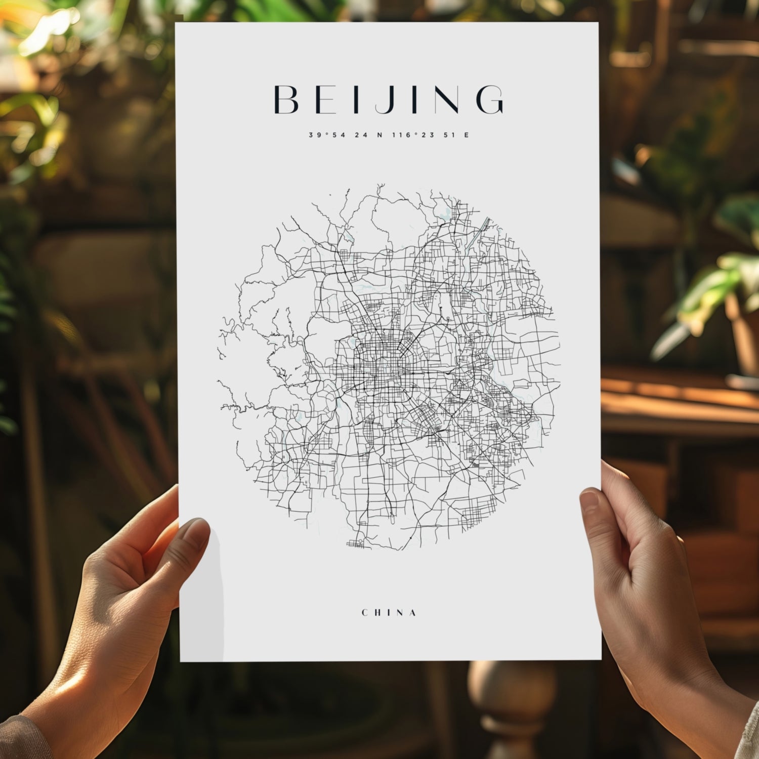 Beijing V2 Aluminum Print.