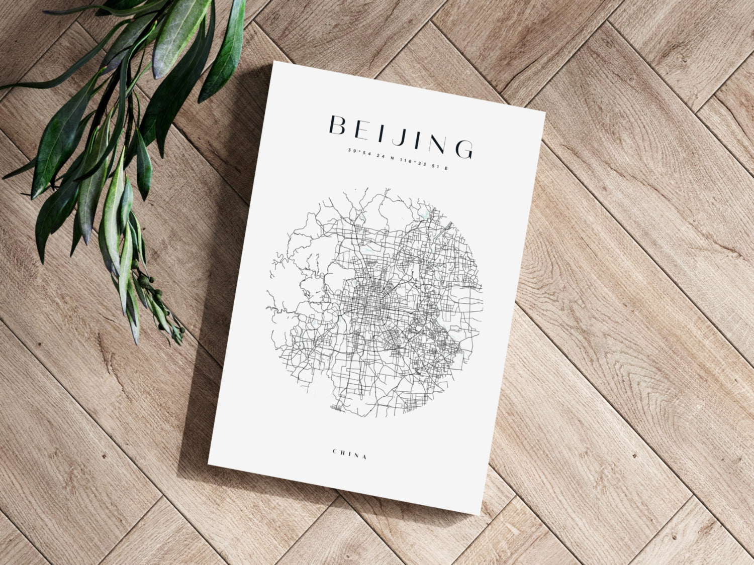 Beijing V2 Aluminum Print.