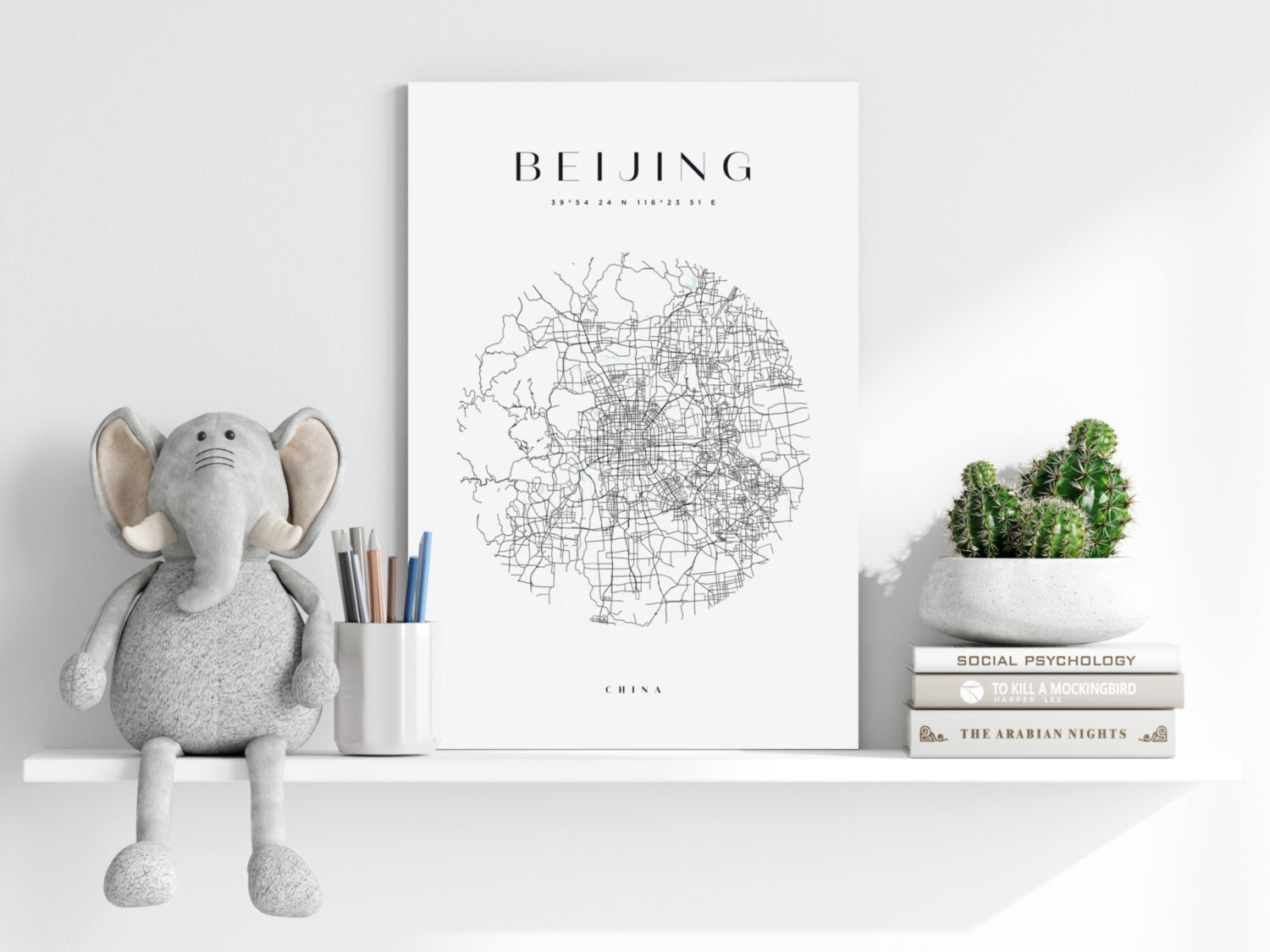 Beijing V2 Aluminum Print.