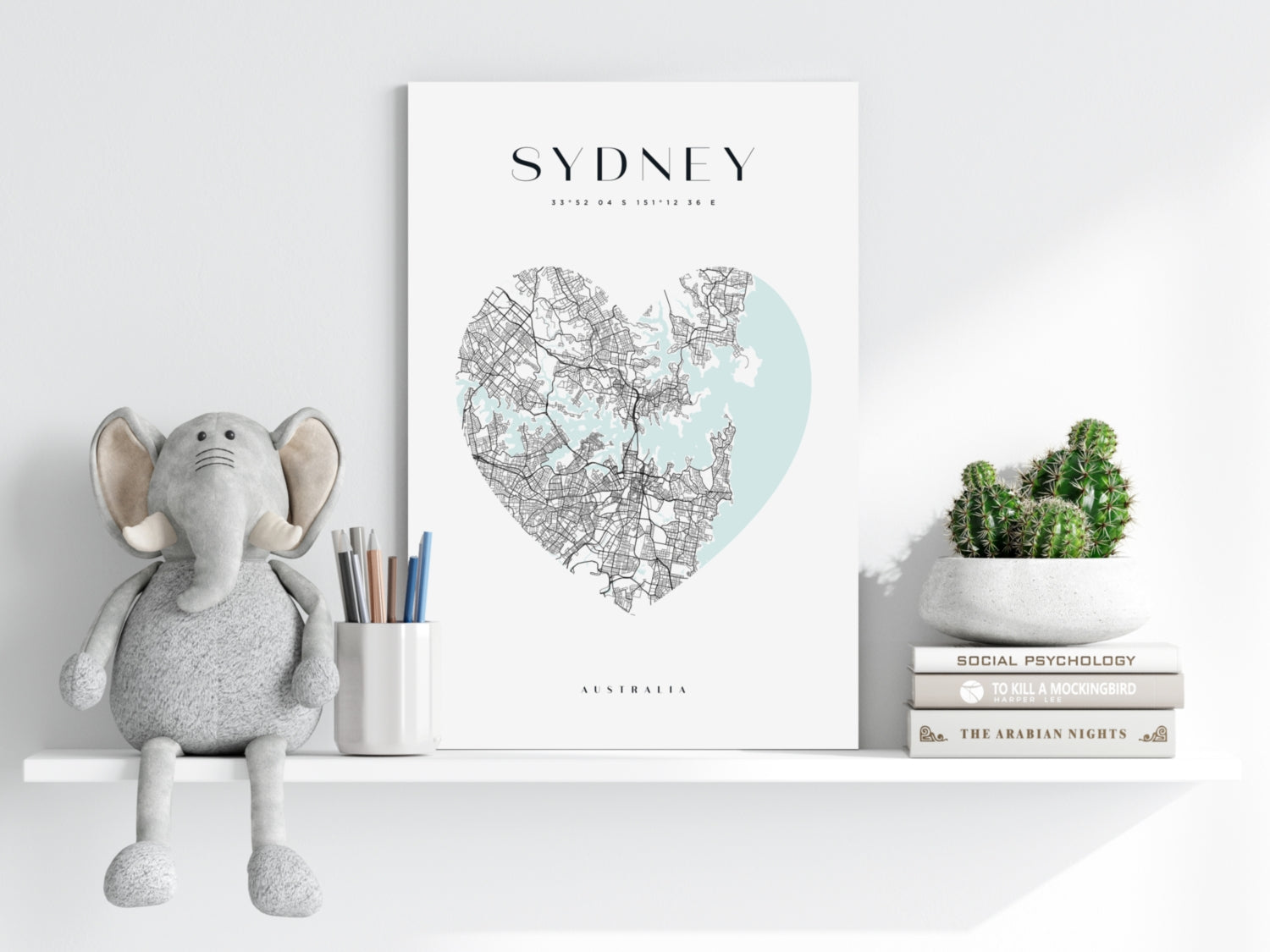 Sydney V1 Aluminum Print.