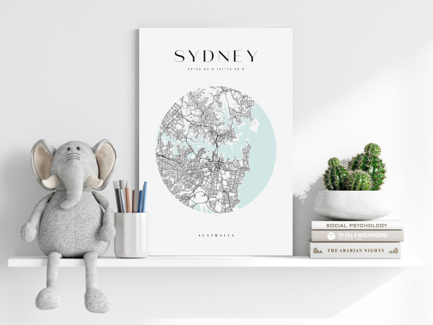 Sydney V2 Aluminum Print.