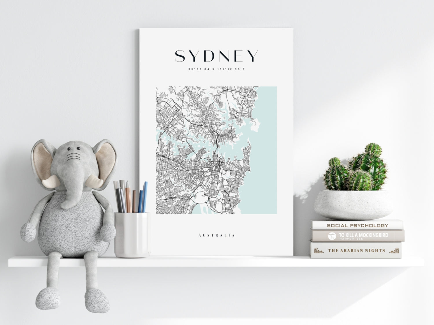 Sydney V3 Aluminum Print.