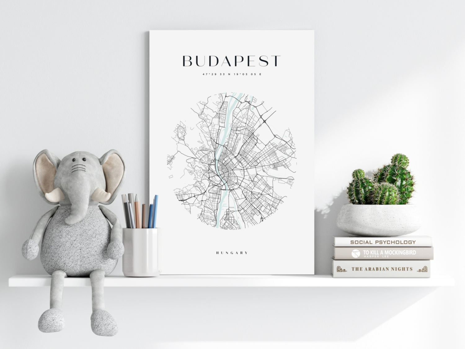 Budapest V2 Aluminum Print.