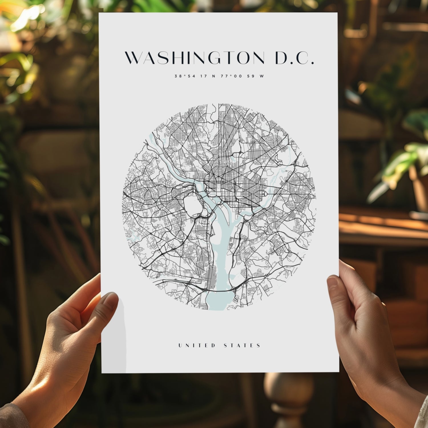 Washington V2 Aluminum Print.