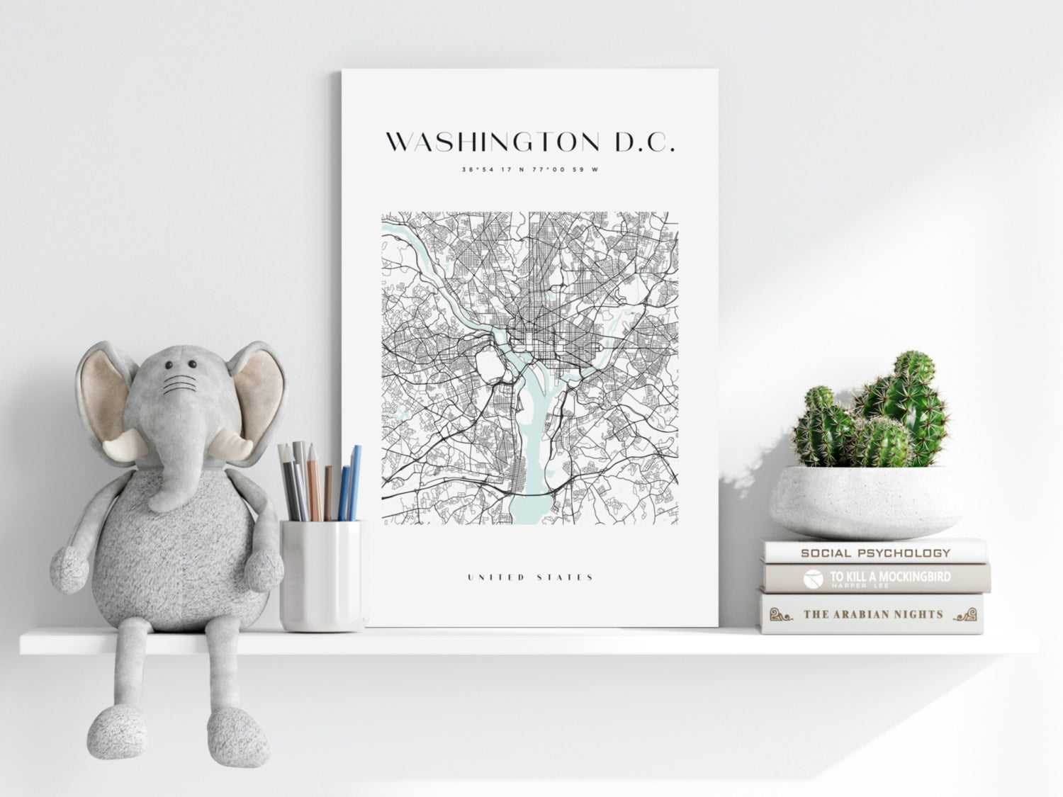 Washington V3 Aluminum Print.