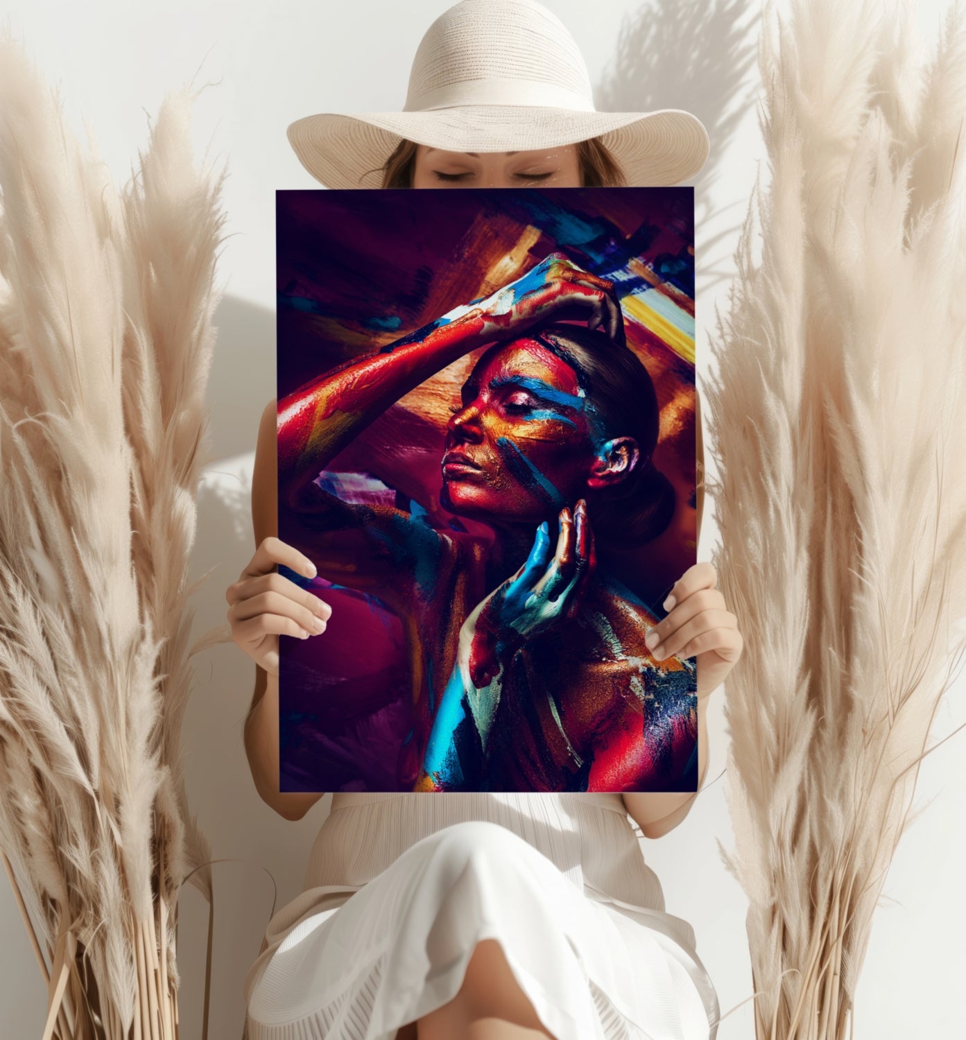 Woman Aluminum Print.