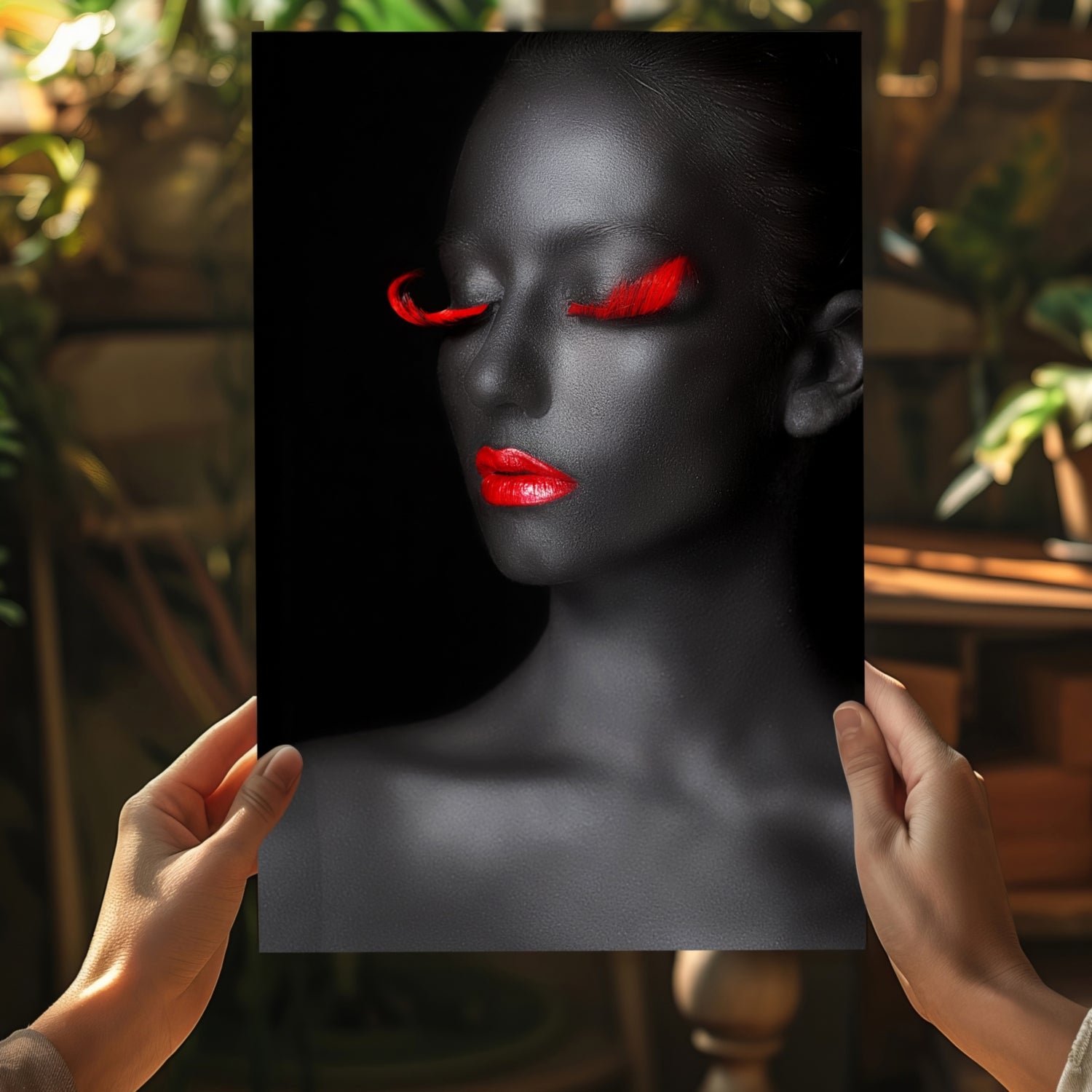 Woman Aluminum Print.