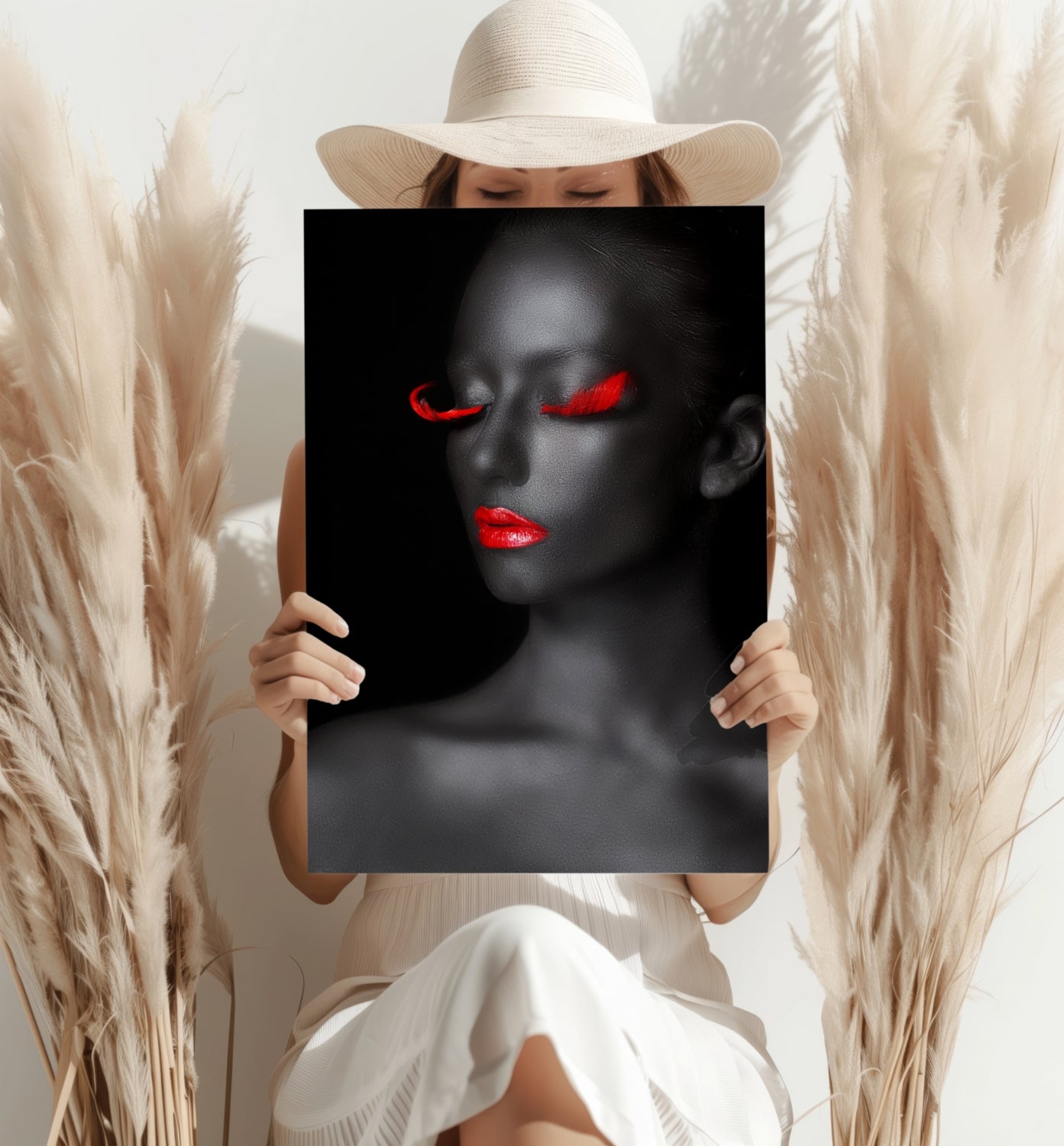 Woman Aluminum Print.