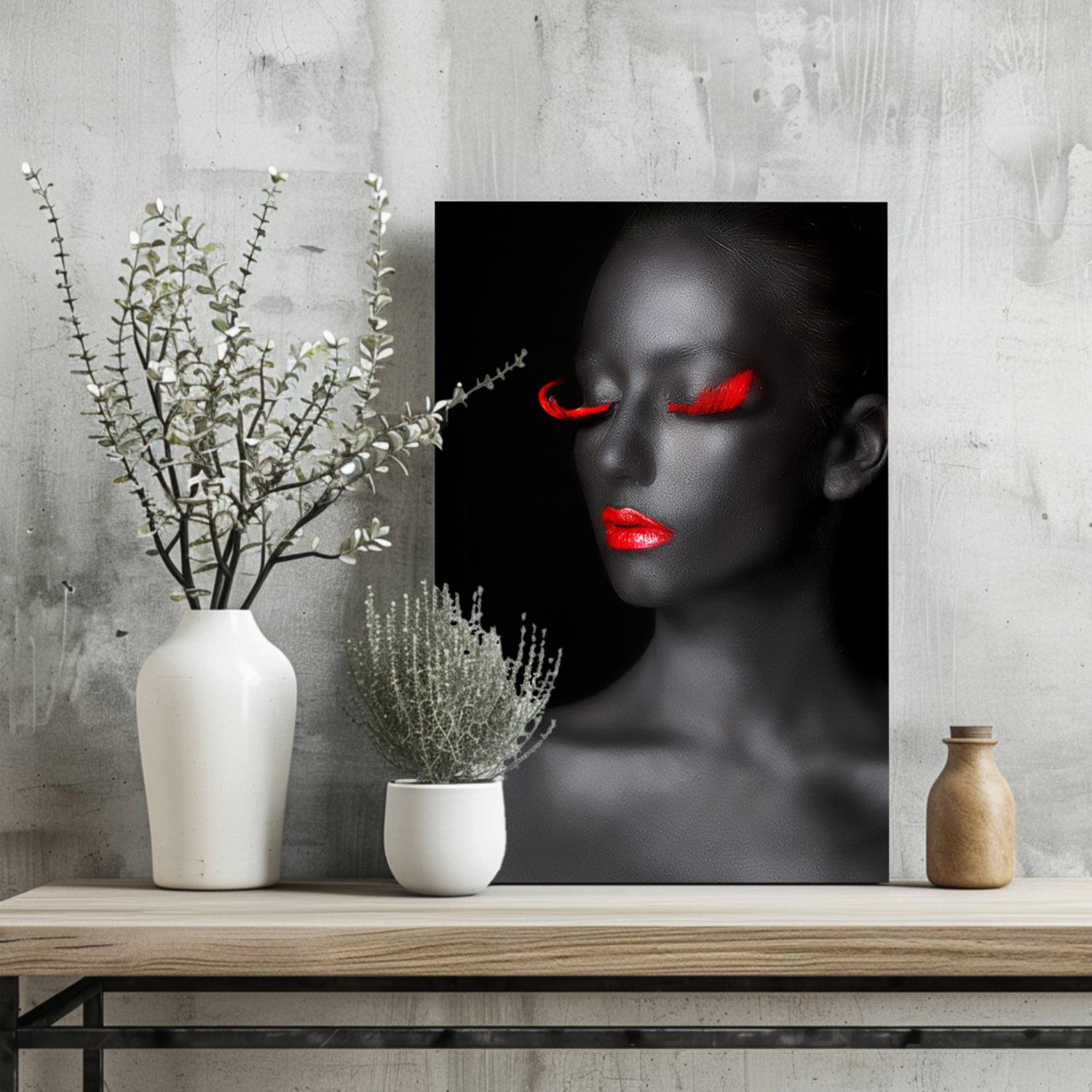 Woman Aluminum Print.