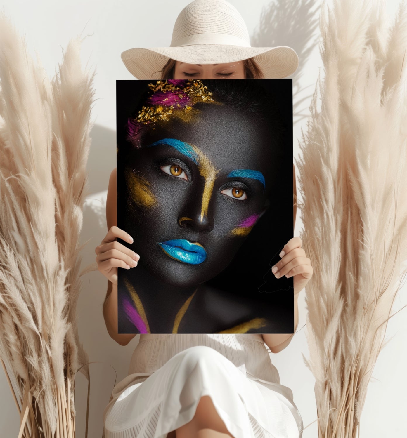 Woman Aluminum Print.