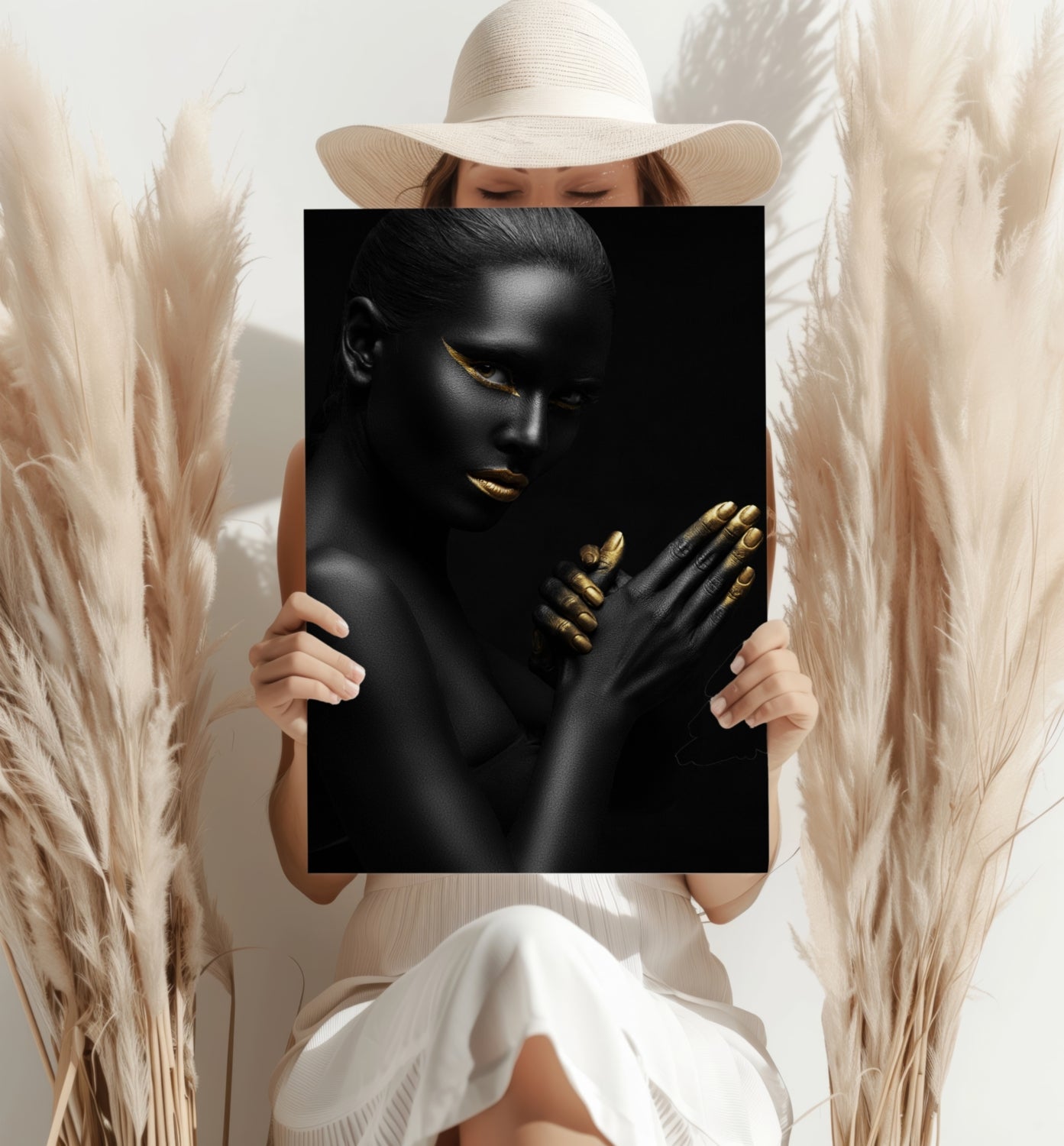 Woman Aluminum Print.