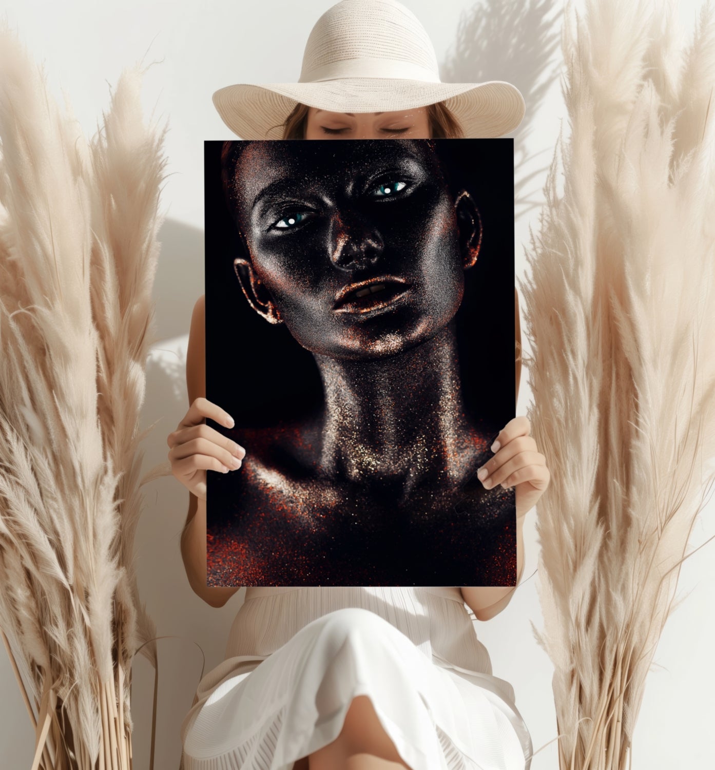 Woman Aluminum Print.