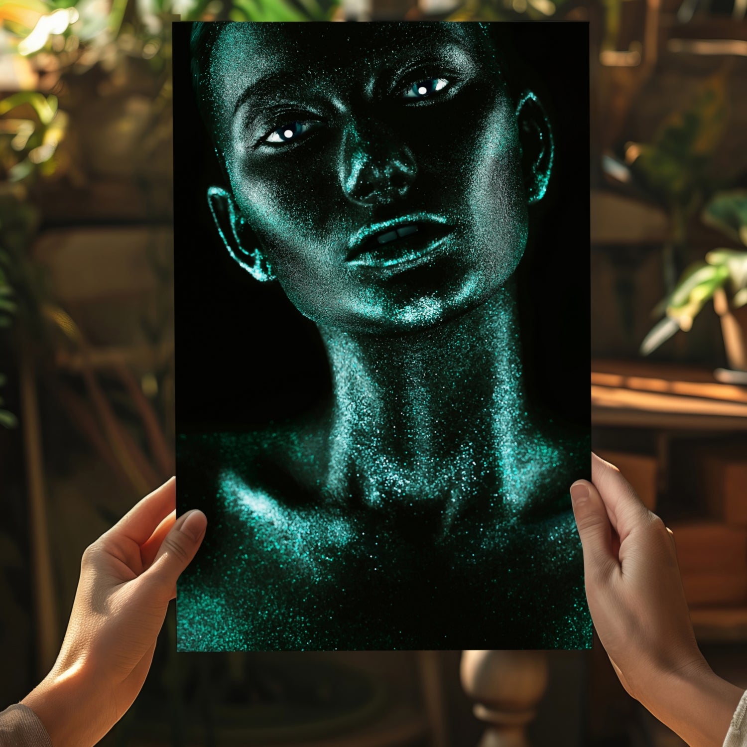 Woman Aluminum Print.