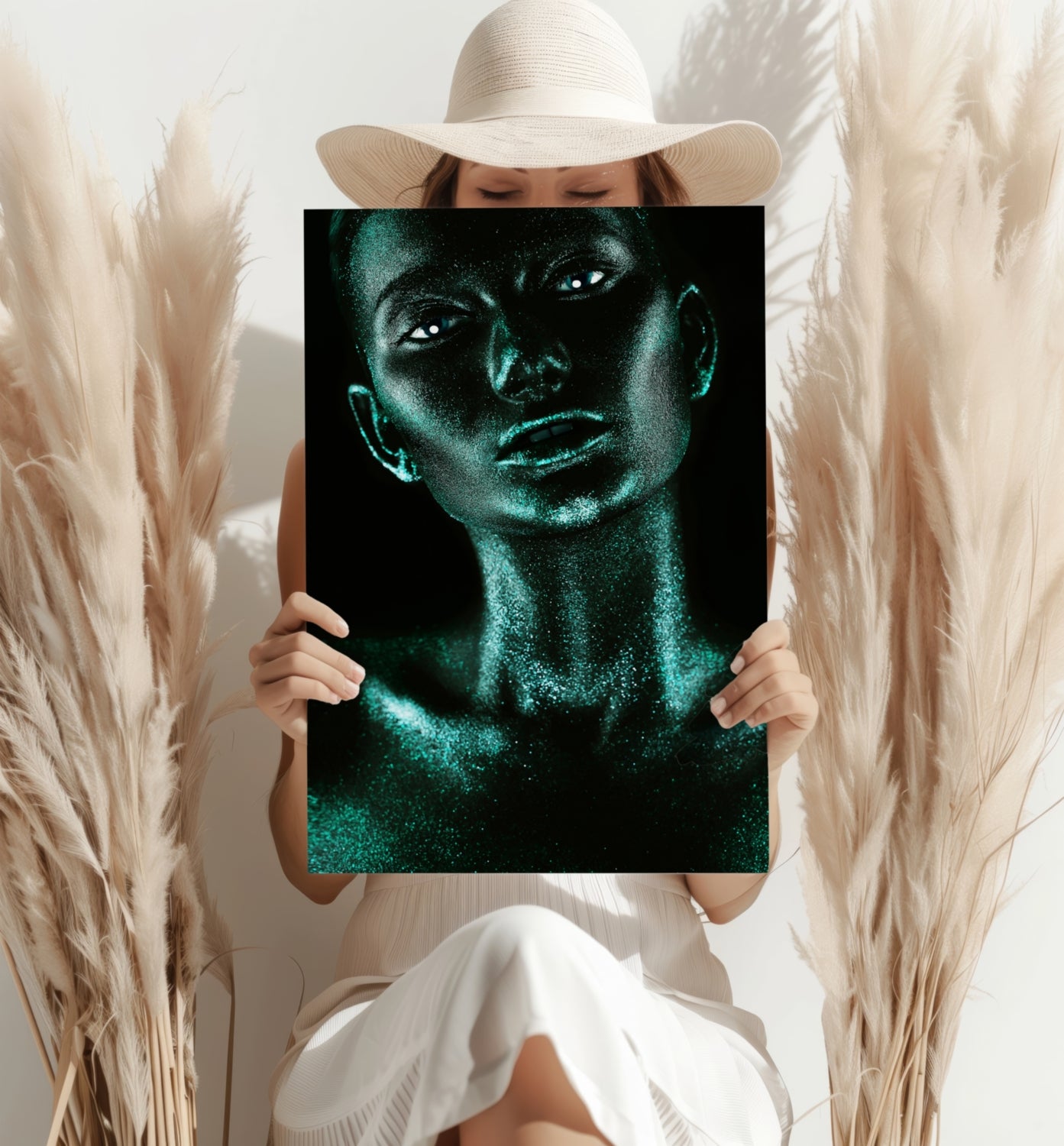 Woman Aluminum Print.