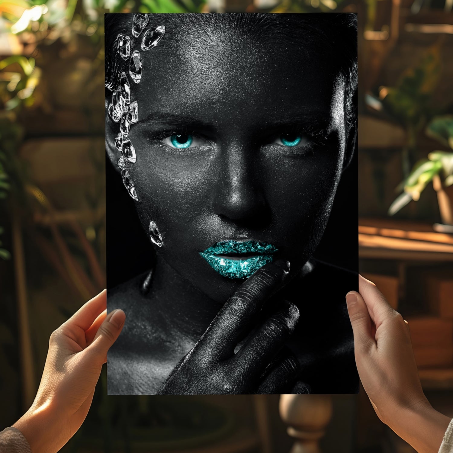 Woman Aluminum Print.