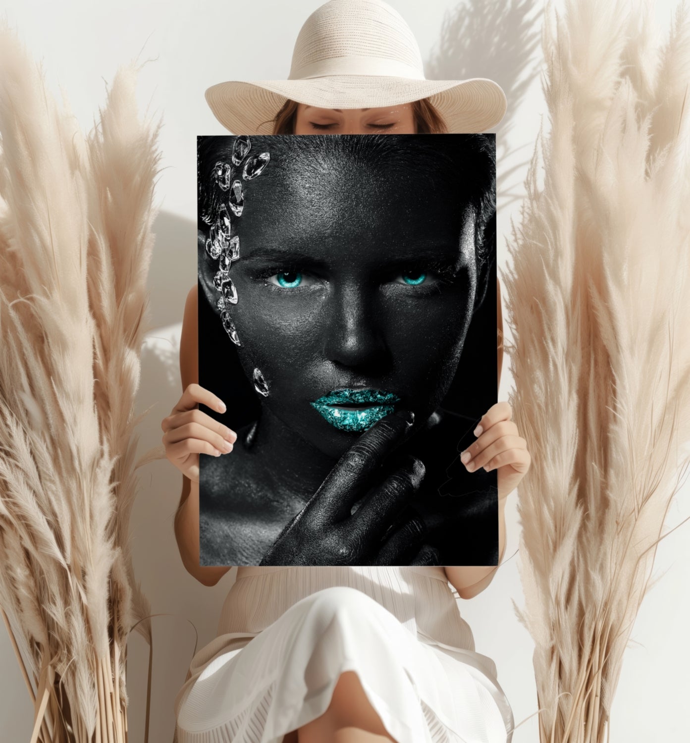 Woman Aluminum Print.