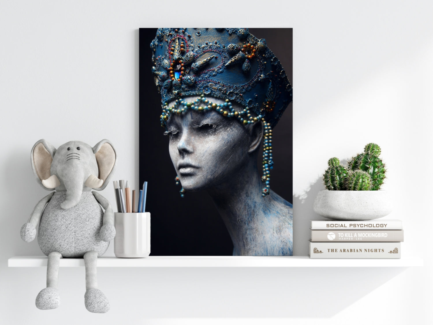 Egyptian Woman Aluminum Print.