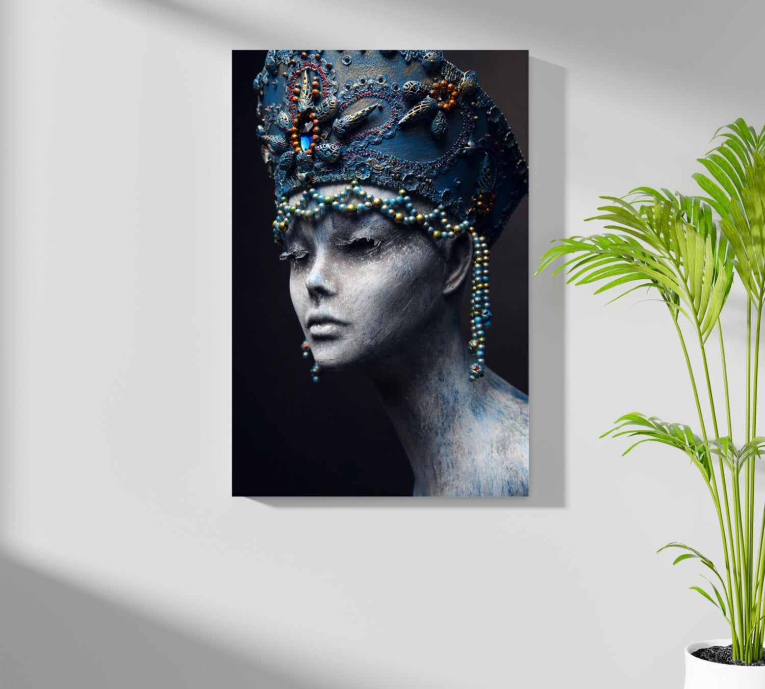 Egyptian Woman Aluminum Print.