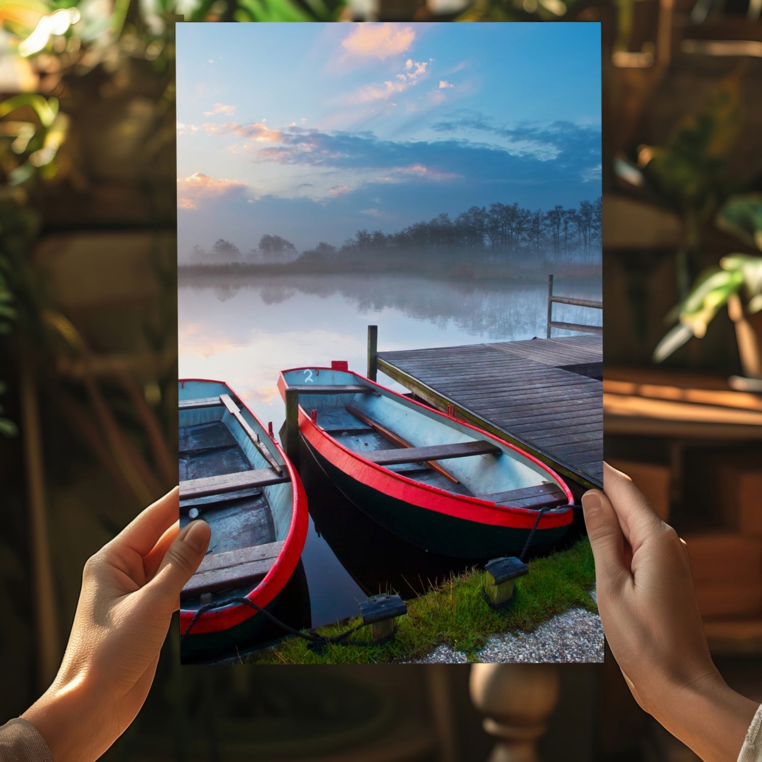 Boats Aluminum Print.