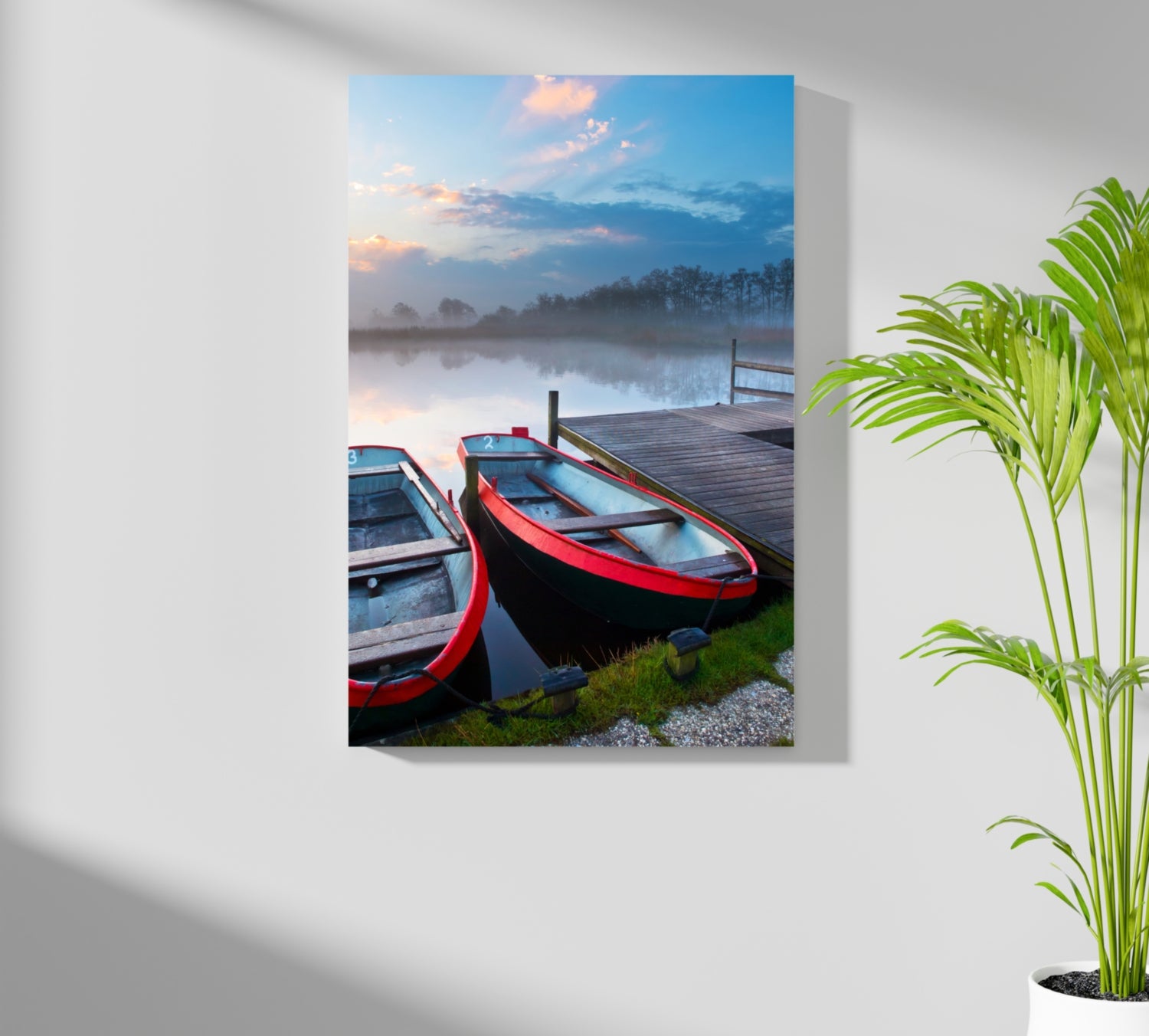 Boats Aluminum Print.
