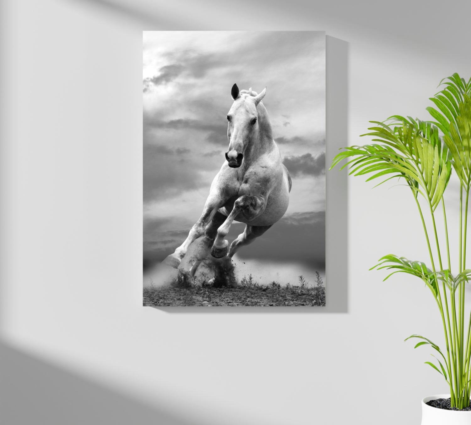 Running Horse Aluminum Print.