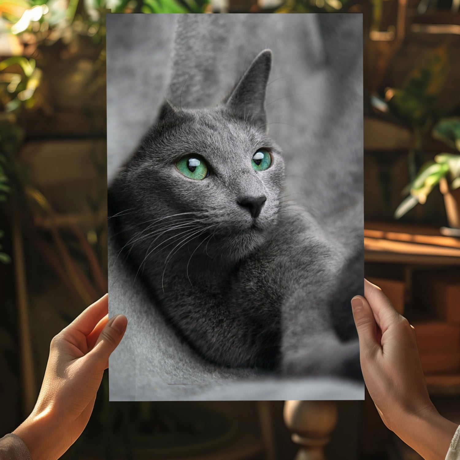 Cat Aluminum Print.