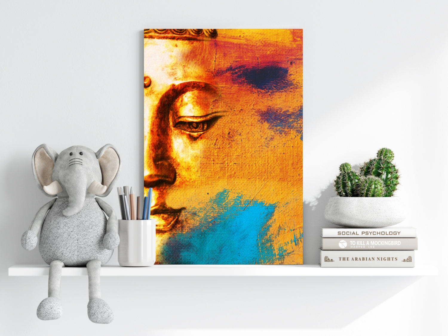 Buddha Aluminum Print.