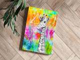 Giraffe Aluminum Print.