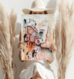 Love Butterfly Aluminum Print