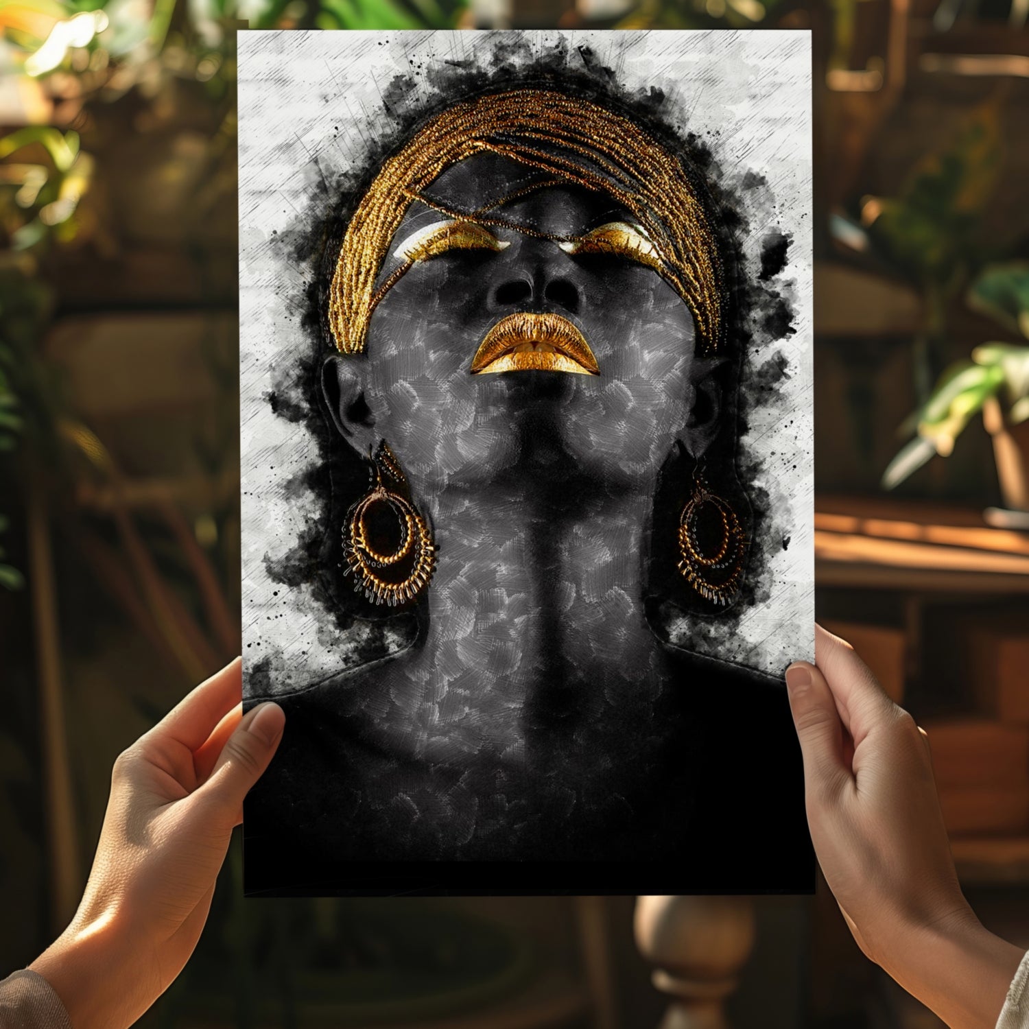 Woman Aluminum Print.