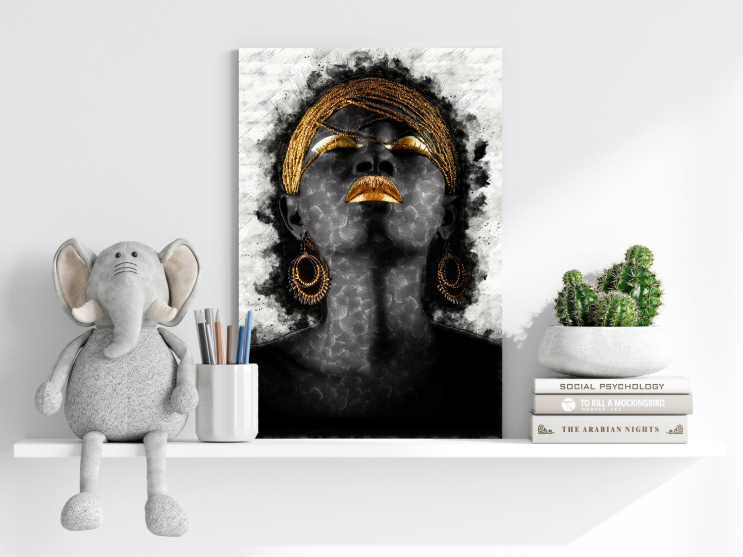 Woman Aluminum Print.