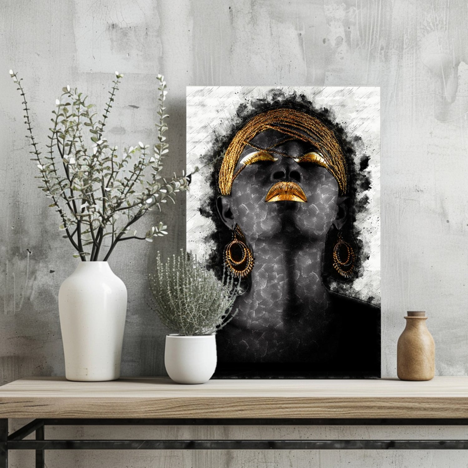 Woman Aluminum Print.