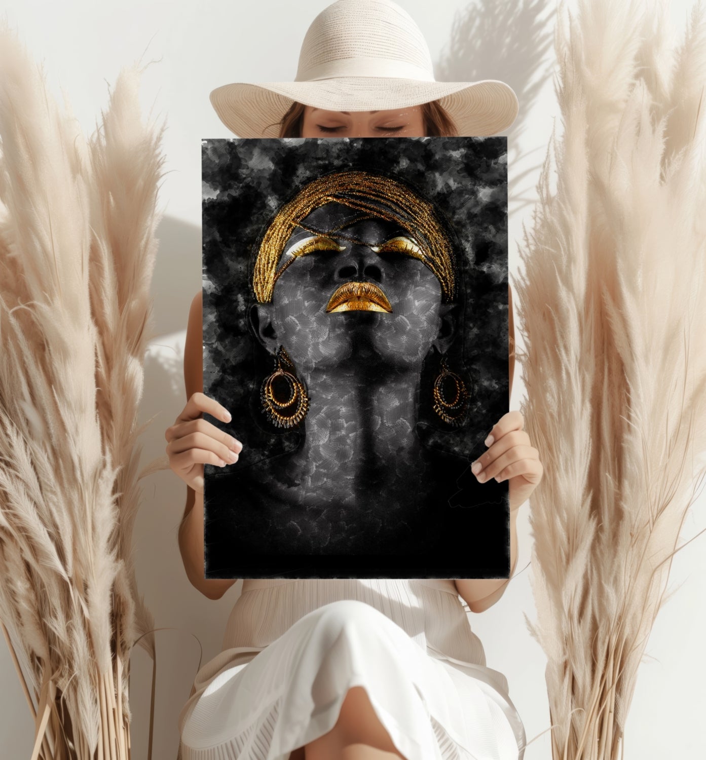 Woman Aluminum Print.