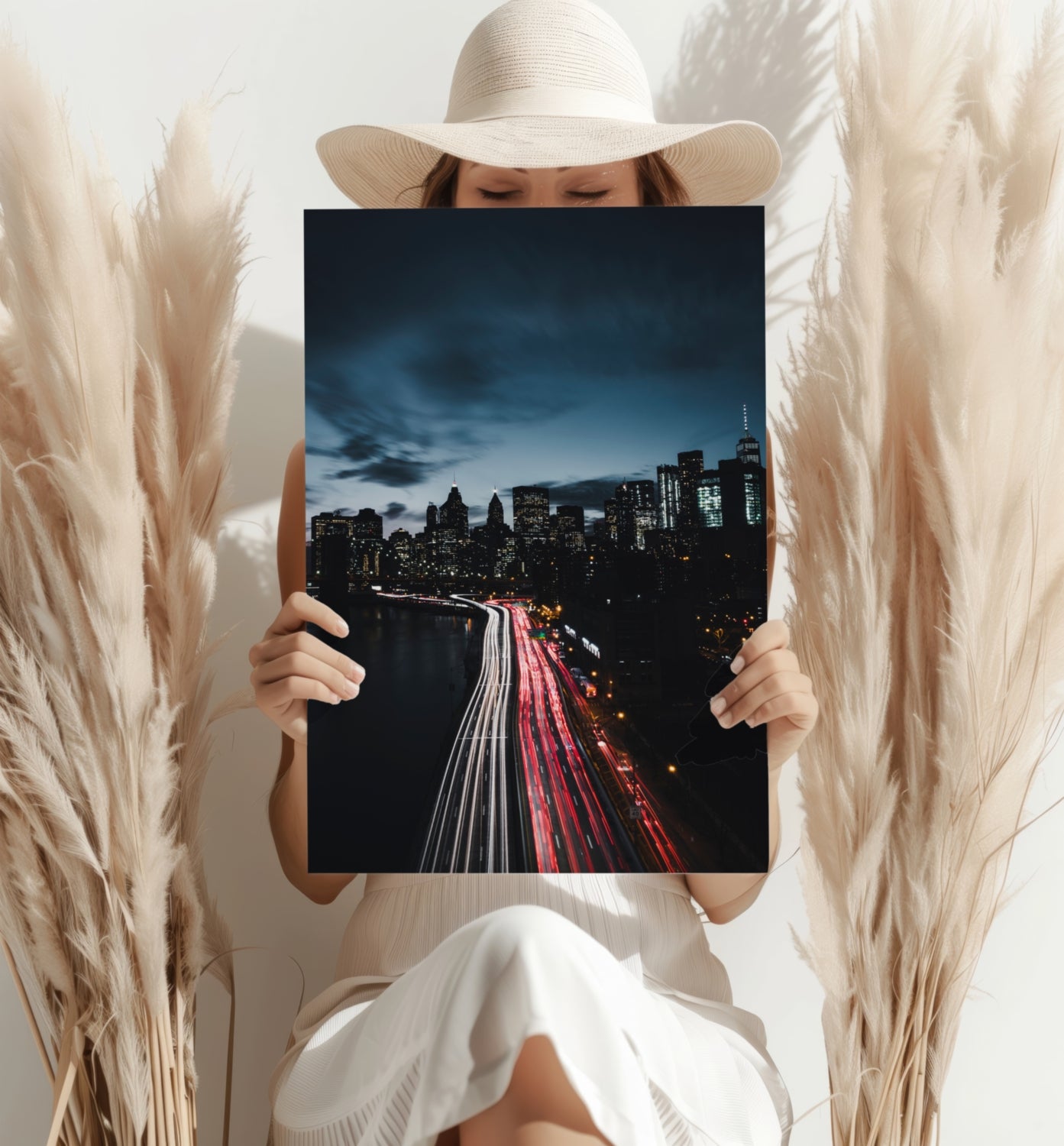 City Aluminum Print.