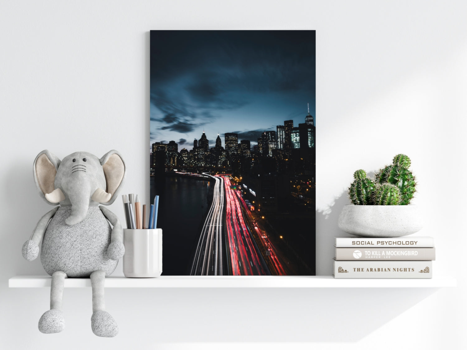 City Aluminum Print.