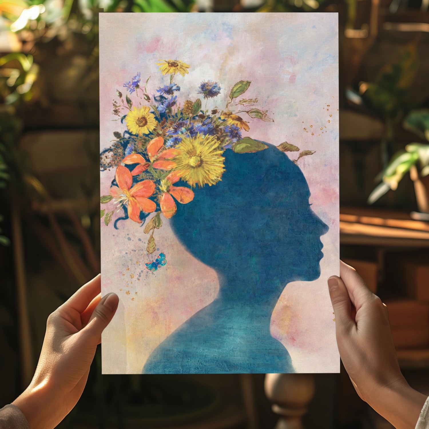 Woman Aluminum Print.