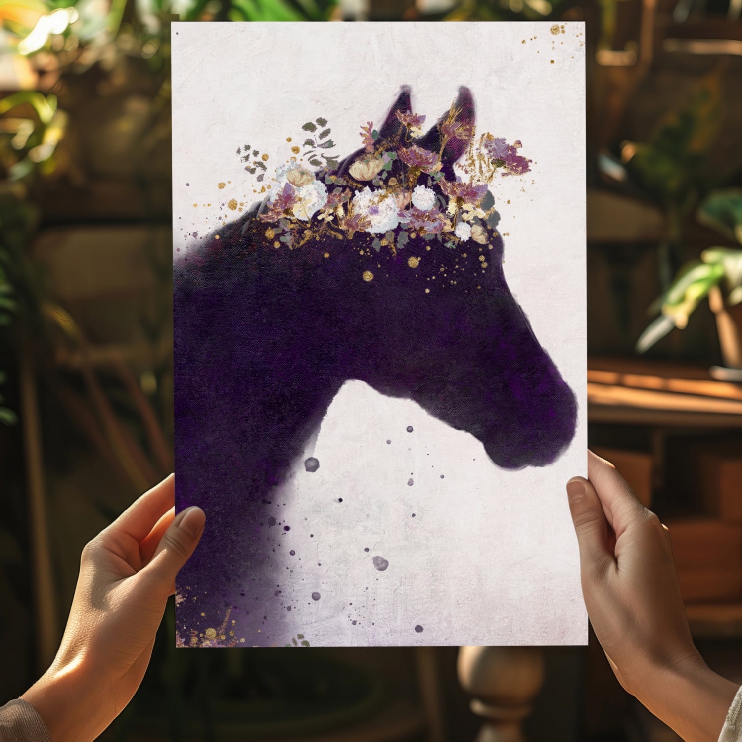 Horse Aluminum Print.