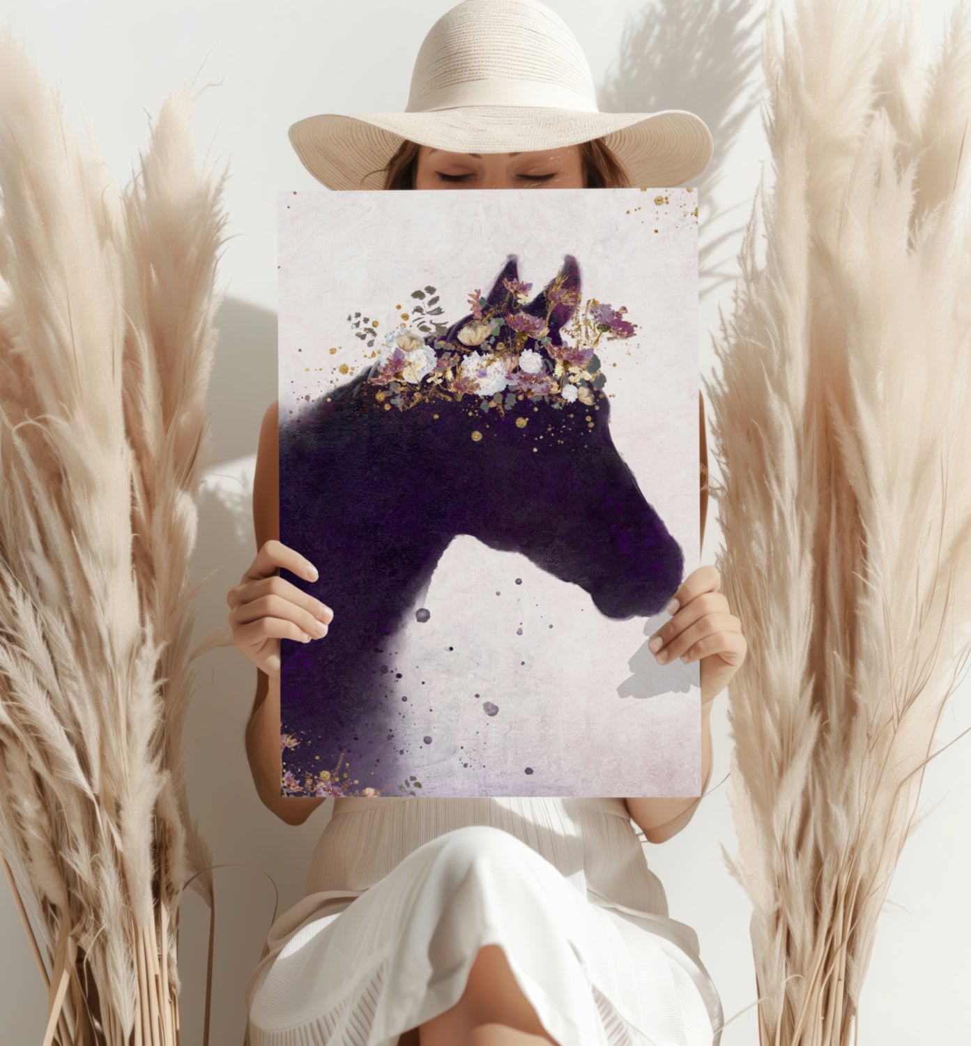 Horse Aluminum Print.