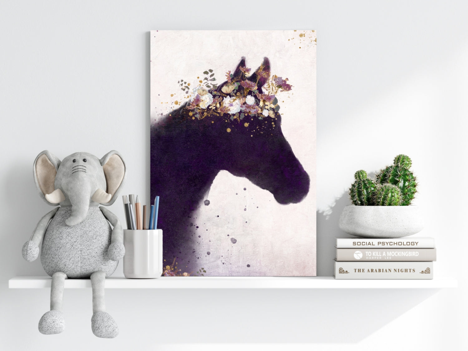 Horse Aluminum Print.