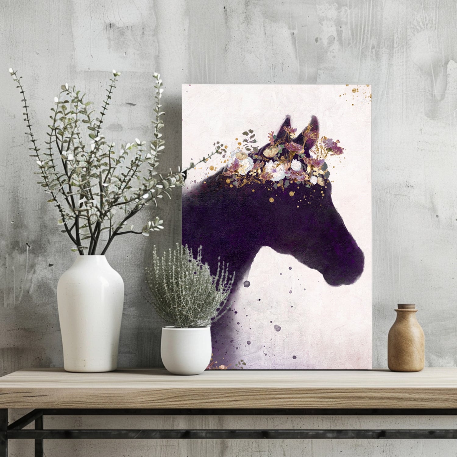 Horse Aluminum Print.