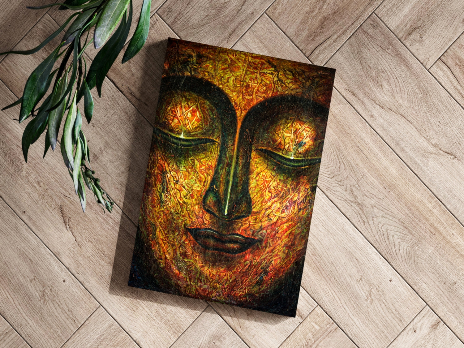 Buddha Aluminum Print.