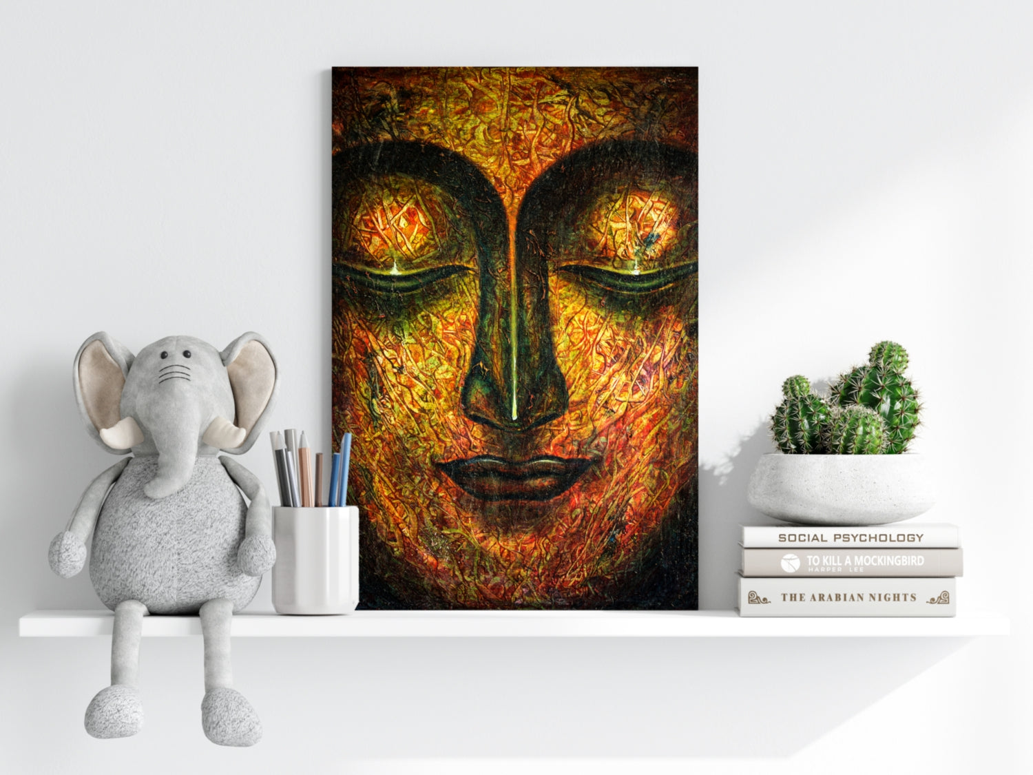 Buddha Aluminum Print.