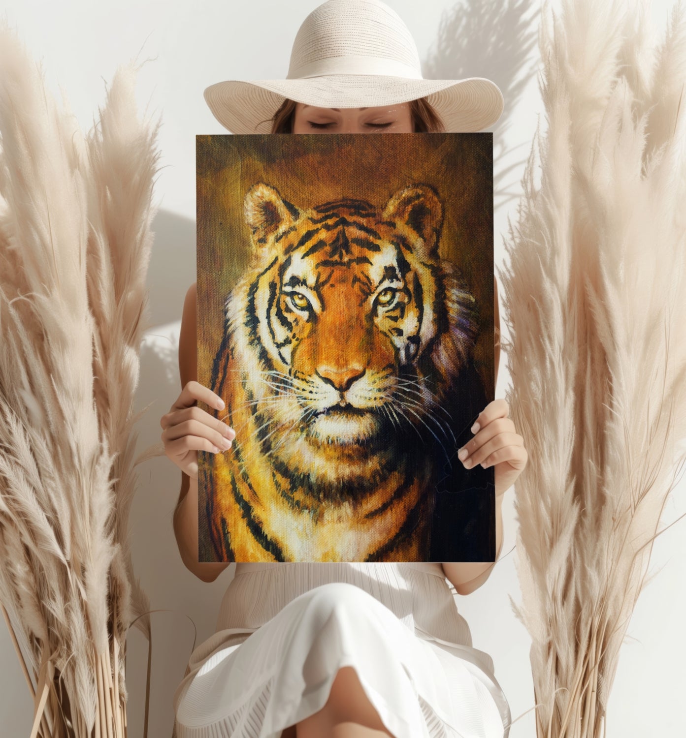 Tiger Aluminum Print.