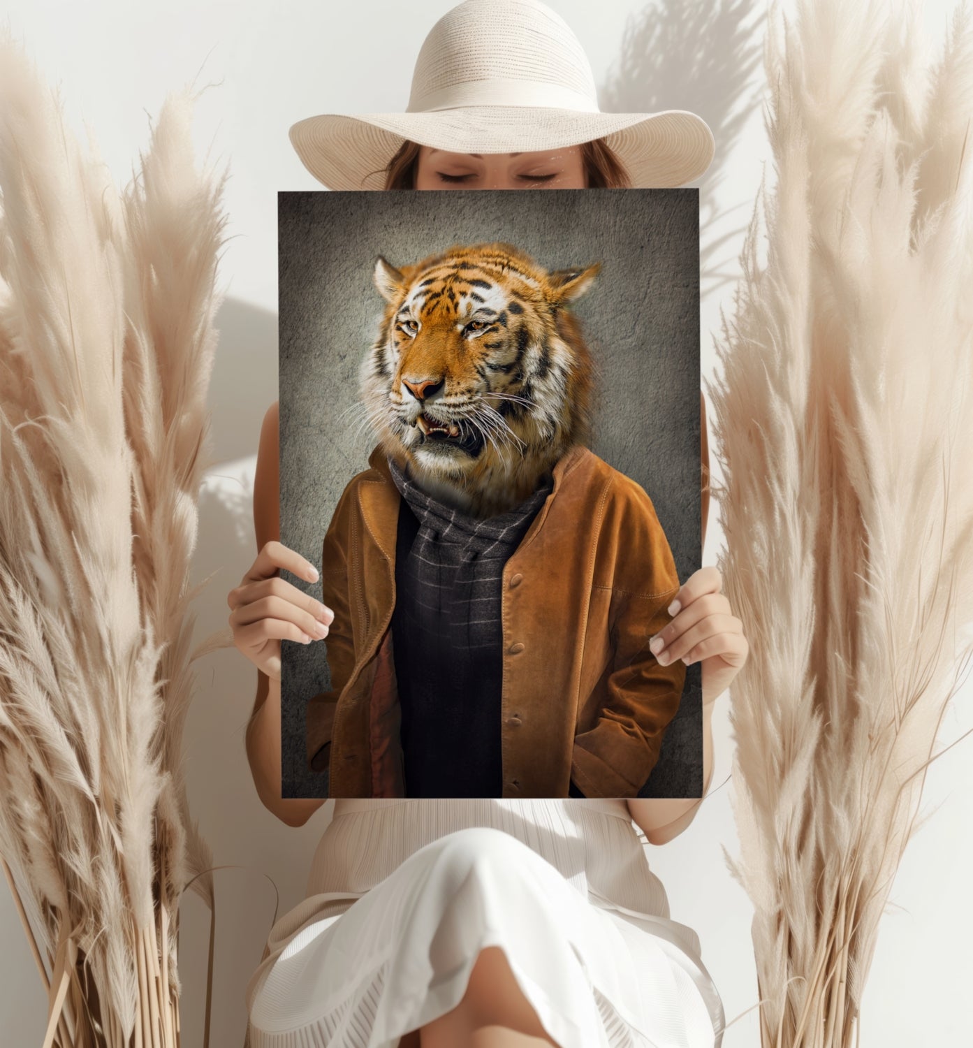 Tiger Aluminum Print.