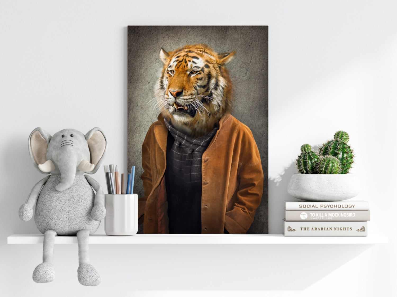Tiger Aluminum Print.