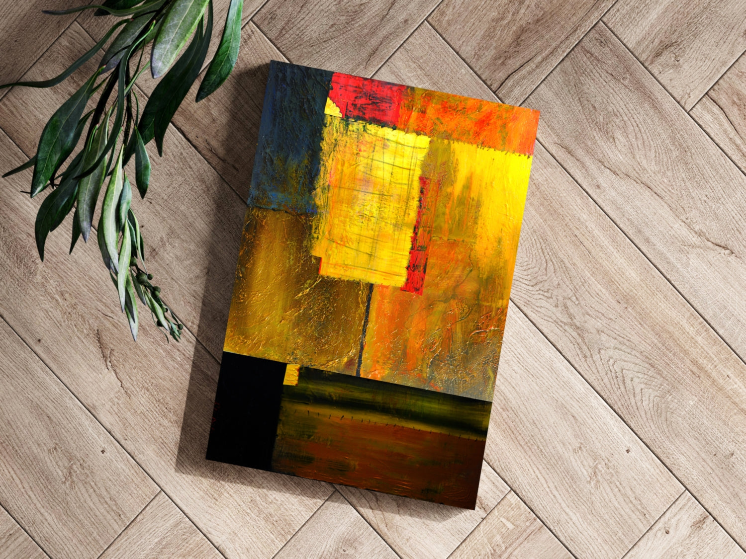 Abstract Aluminum Print.